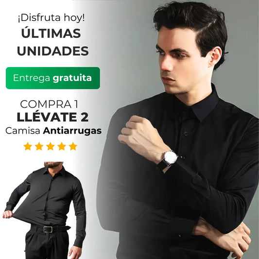 Compra 1 y llévate 2 | Camisa Social Ultra Elastech Antarrugas
